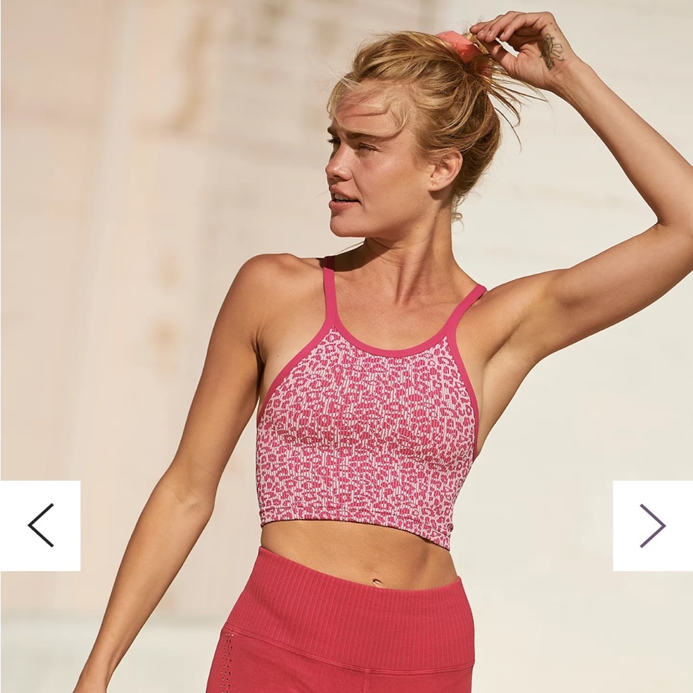 Free People Cheetah Tank Top